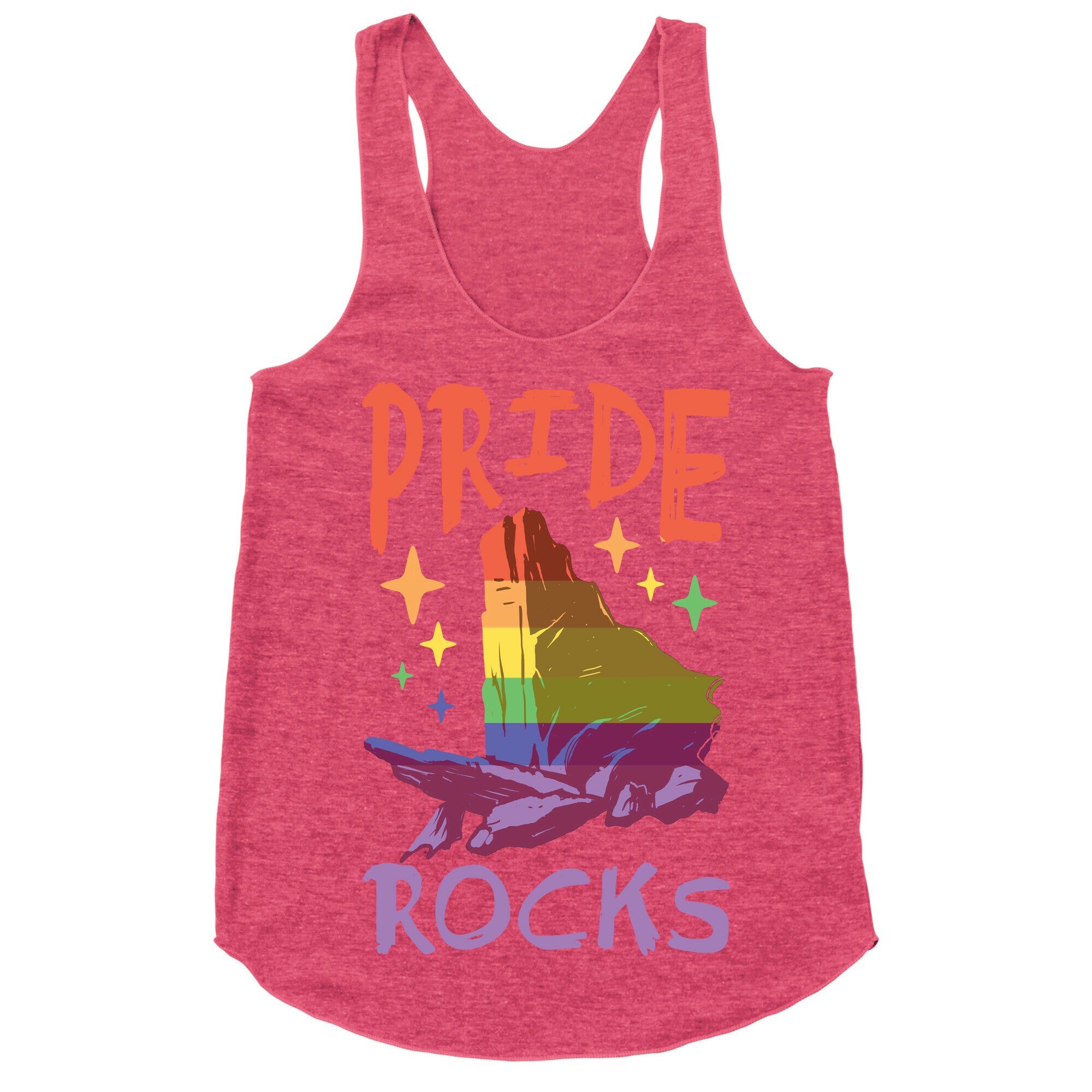Pride Rocks Racerback Tank